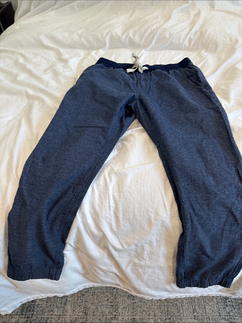 J. Crew Navy Blue Adult Indigo Jogger Pants